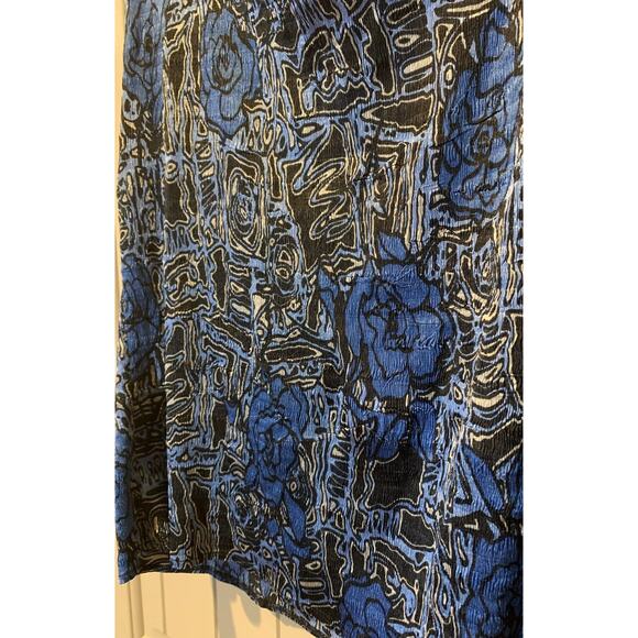 Alberto Makali blue rose tank blouse - Picture 3 of 6